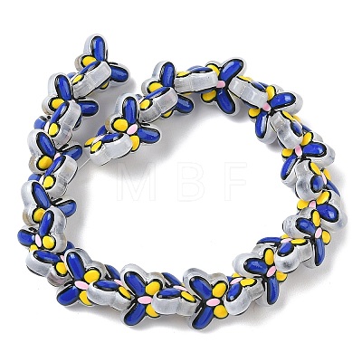Transparent Glass Enamel Beads LAMP-C023-02C-1
