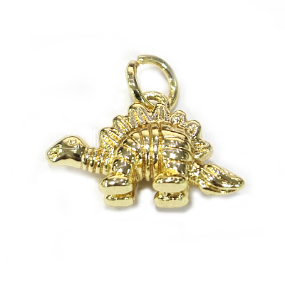 Rack Plating Brass Charms KK-G476-02G-1