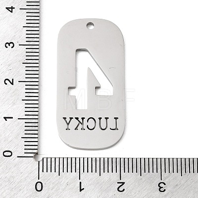 304 Stainless Steel Pendants STAS-D200-02E-P-1