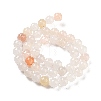 Natural Golden Silk Jade Beads Strands G-A220-A02-01-1