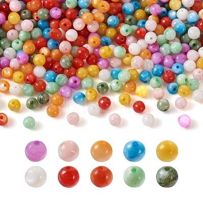 Craftdady 500Pcs 10 Colors Natural Freshwater Shell Beads SHEL-CD0001-02-1