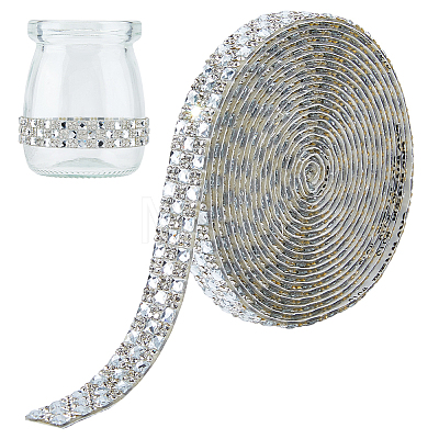 Glass Hotfix Rhinestone (Hot Melt Adhesive On The Back) DIY-WH0683-90C-1-1