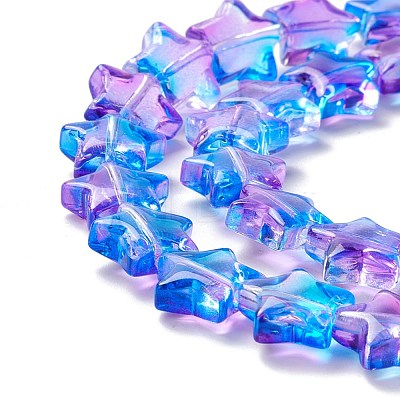 Transparent Glass Beads Strand GLAA-K057-01H-1