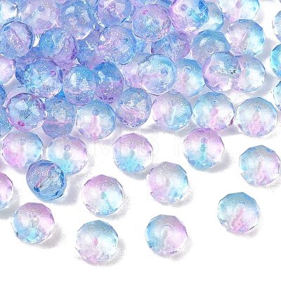 Two-Tone Transparent Acrylic Beads AC-CBAE44E-01A-06-1
