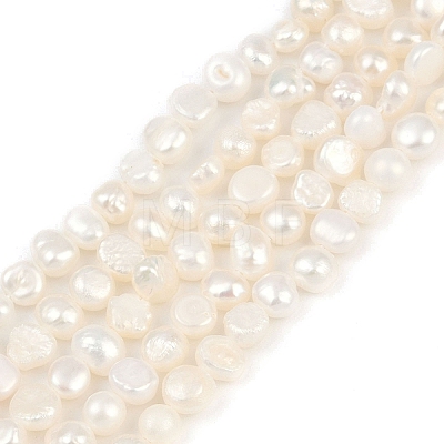 Natural Cultured Freshwater Pearl Beads Strands PEAR-P064-19D-09A-1