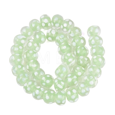 Handmade Lampwork Beads Strands LAMP-N037-05D-1