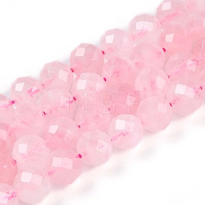 Natural Rose Quartz Beads Strands G-S345-8mm-34-1