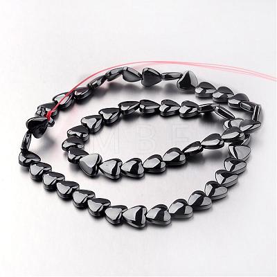 Non-magnetic Synthetic Hematite Bead Strands G-F300-22B-09-1