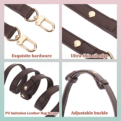 PU Leather Bag Straps FIND-WH0111-351-1