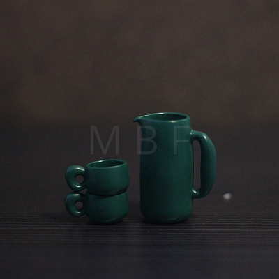 Miniature Teapot & Cup Set Ornaments MIMO-PW0002-12A-04-1