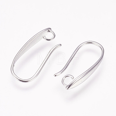 Brass Earring Hooks KK-P076-01-1