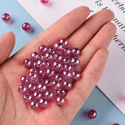 Transparent Acrylic Beads MACR-S370-B8mm-706-1