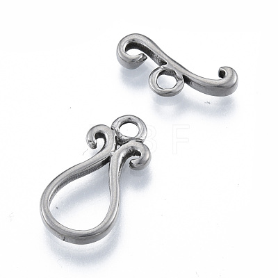 304 Stainless Steel Toggle Clasps STAS-N092-185-1