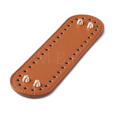 PU Leather Knitting Crochet Bags Nail Bottom Shaper Pad FIND-WH0114-84A-01-1