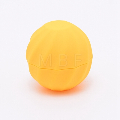 Plastic Empty Lip Balm Sphere Containers X-MRMJ-WH0064-26G-1
