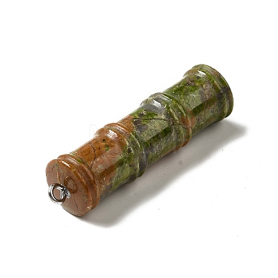 Natural Unakite Pendants G-I340-A05-1
