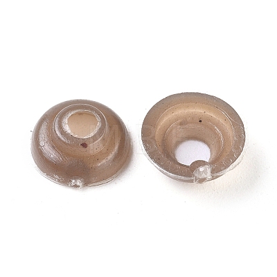 Craft Plastic Doll Eyes Buttoned Back DIY-TAC0005-05-8mm-1