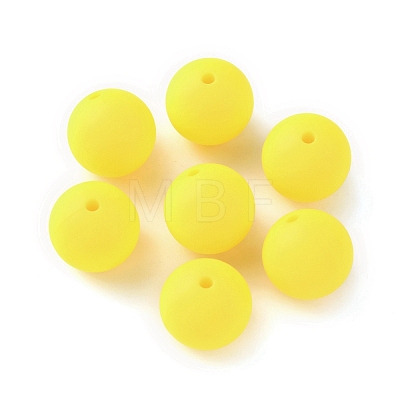 Food Grade Eco-Friendly Silicone Focal Beads LS-SIL-WH0013-01G-1