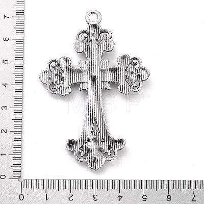 Alloy Rhinestone Big Pendants FIND-M078-04D-P-1