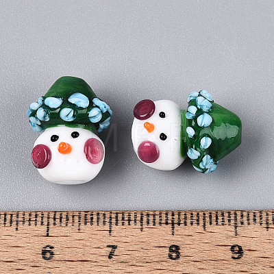 Christmas Handmade Lampwork Beads LAMP-T022-29-1
