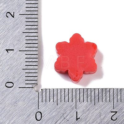 Opaque Christmas Theme Resin Cabochons RESI-H162-06F-1