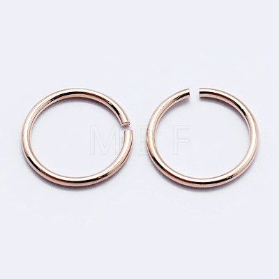 925 Sterling Silver Open Jump Rings STER-F036-02RG-0.5x3mm-1