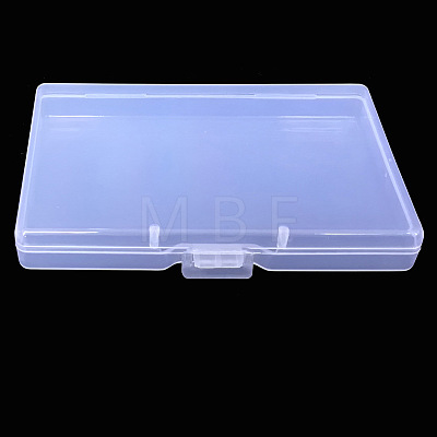 Transparent Plastic Storage Box CON-WH0070-13A-1