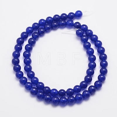 Natural & Dyed Malaysia Jade Bead Strands X-G-A146-6mm-A22-1