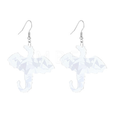 Alloy Acrylic Dangle Earrings FS-WG82E0C-05-1
