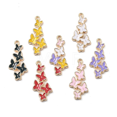 Alloy Enamel Pendants ENAM-S022-04A-1