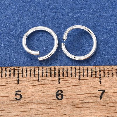 Brass Open Jump Rings KK-G604-08S-05-1