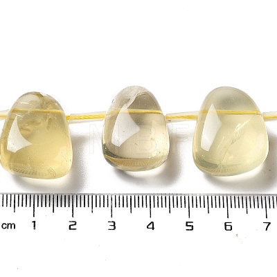 Natural Lemon Quartz Beads Strands G-P528-E01-01-1