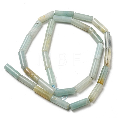 Natural Flower Amazonite Beads Strands G-G006-A03-01-1