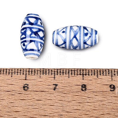 Handmade Porcelain Beads PORC-Q007-03B-1