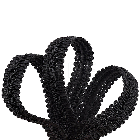 Polyester Braided Lace Trim OCOR-WH0074-92C-1