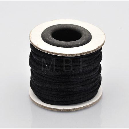 Nylon Satin Rattail Cords NWIR-O001-B-05-1