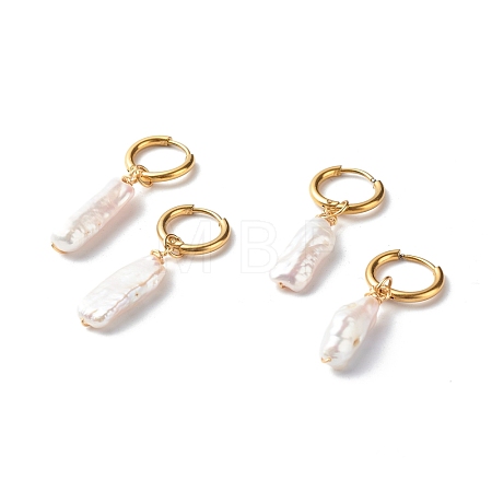 PVD Vacuum Plating 304 Stainless Steel Huggie Hoop Earring EJEW-JE04589-1