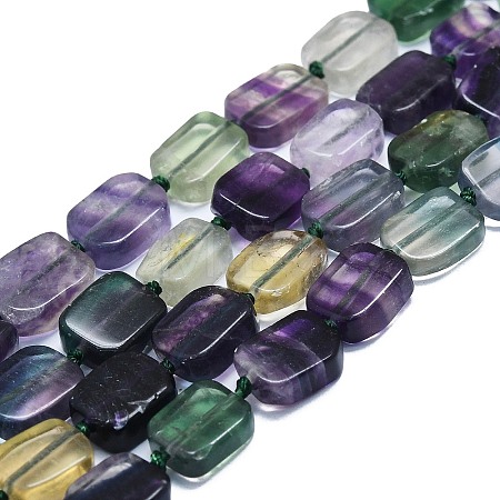 Natural Fluorite Beads Strand G-K245-J19-01-1