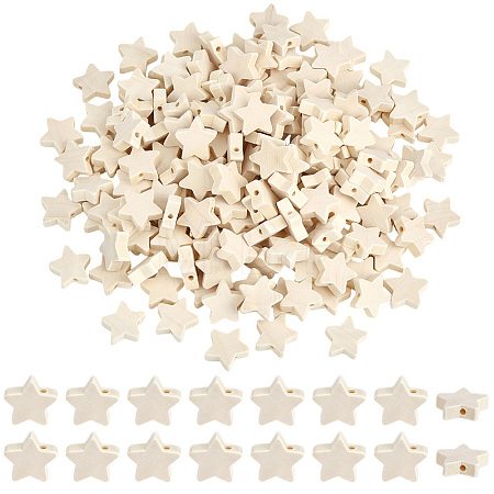 180Pcs Wood Beads WOOD-PA0001-65-1