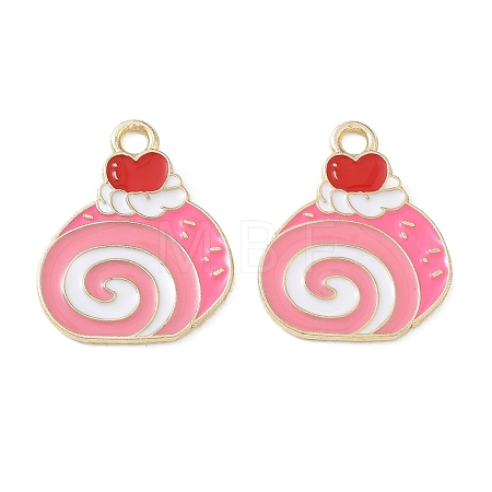Alloy Enamel Pendants AL-CBA4666-02K-1
