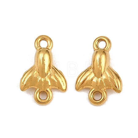 Ocean Theme 304 Stainless Steel Connector Charms SA-CBA2B73-12G-F-1