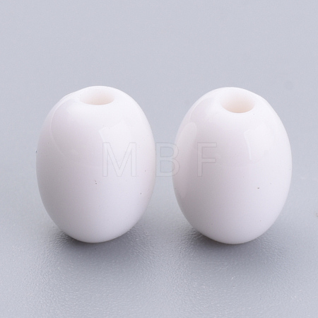Opaque Acrylic Beads SACR-S300-08D-01-1