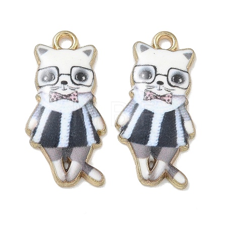 Printed Alloy Pendants ENAM-K076-36G-07-1