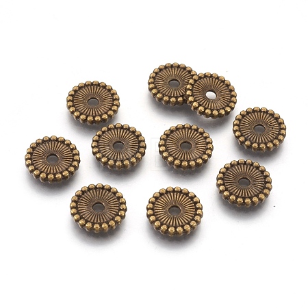 Tibetan Style Alloy Spacer Beads X-TIBE-47916-AB-FF-1