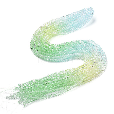 Transparent Glass Beads Strands GLAA-E036-07Z-01-1