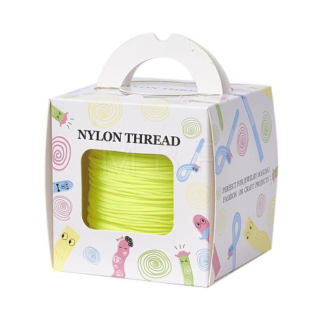 Nylon Braided Cord 1 Strand Core NWIR-JP0011-1mm-F228-1