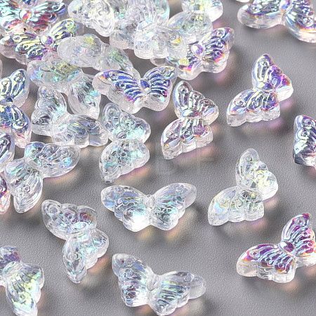 Transparent Glass Beads GLAA-S190-018B-01-1