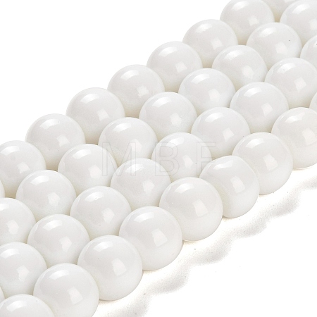 Painted Glass Bead Strands DGLA-S071-12mm-01-1