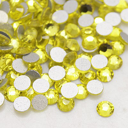 Glass Flat Back Rhinestone RGLA-C002-SS16-249-1