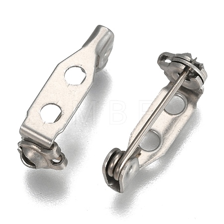 Tarnish Resistant 304 Stainless Steel Brooch Findings Sets STAS-G137-52P-04-1